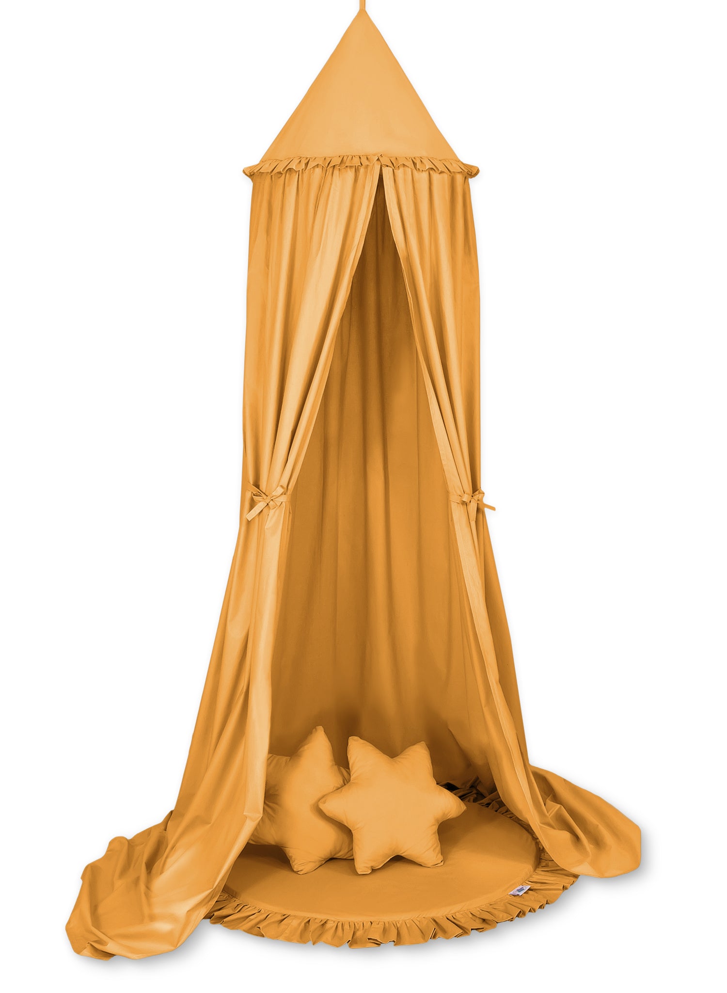Floor play mat - honey yellow