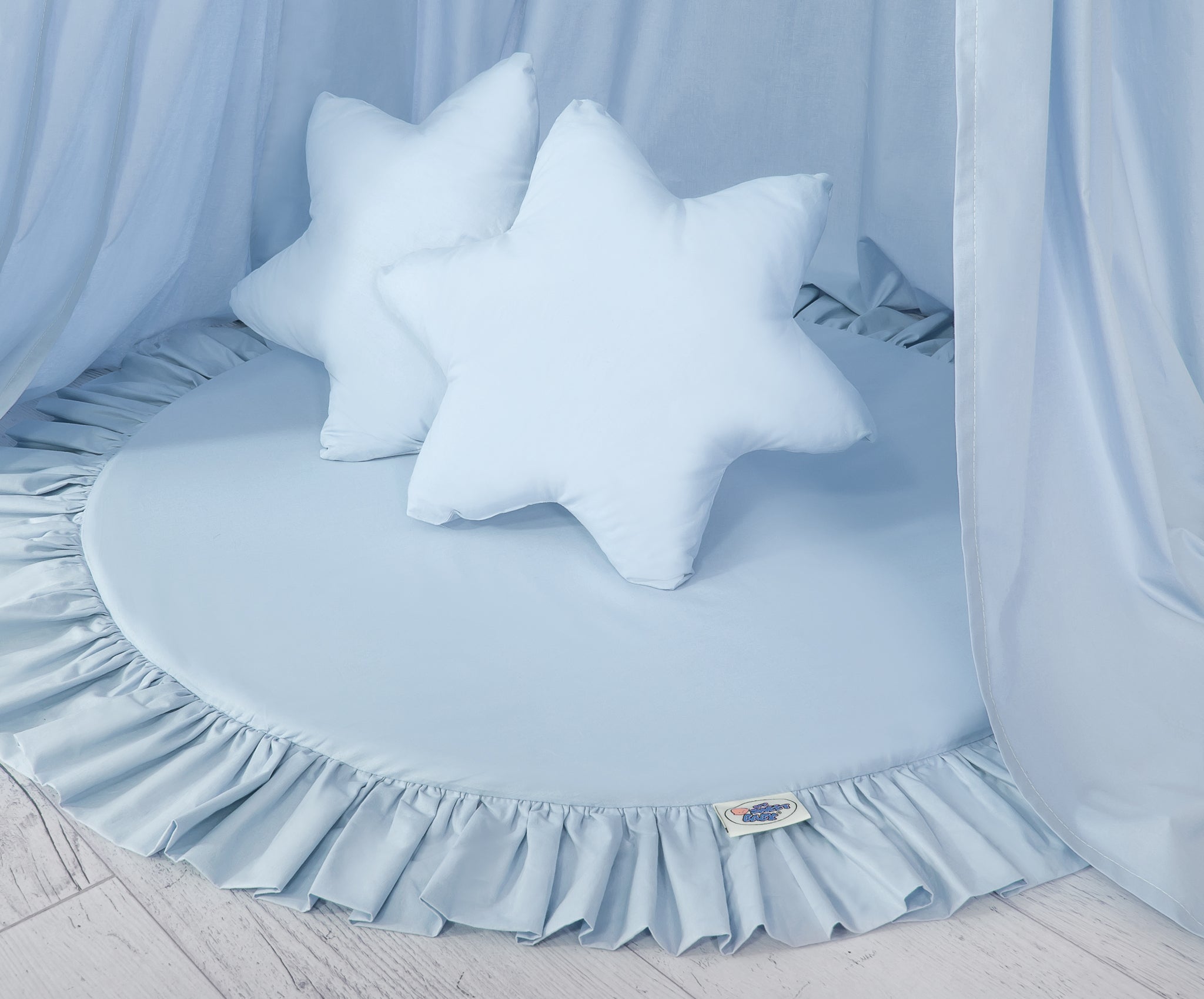 Floor play mat - blue