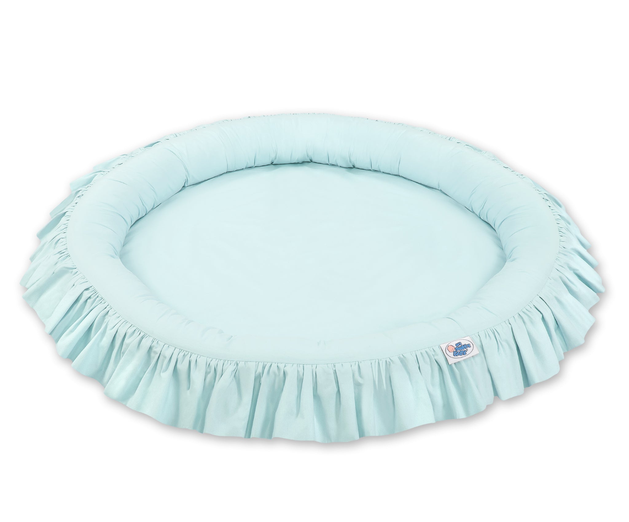 Nest with flounce - mint