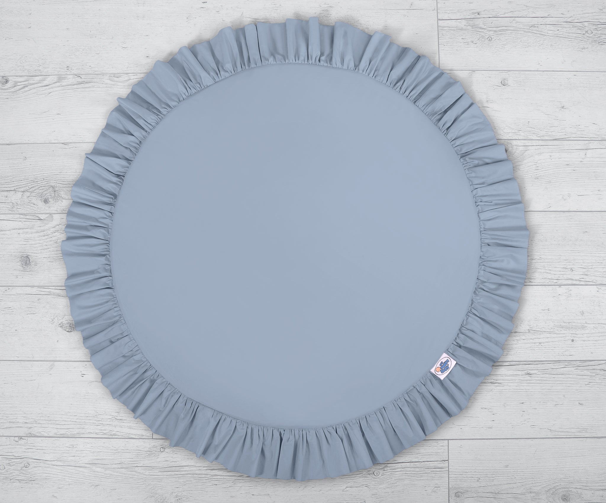 Floor play mat - pastel blue