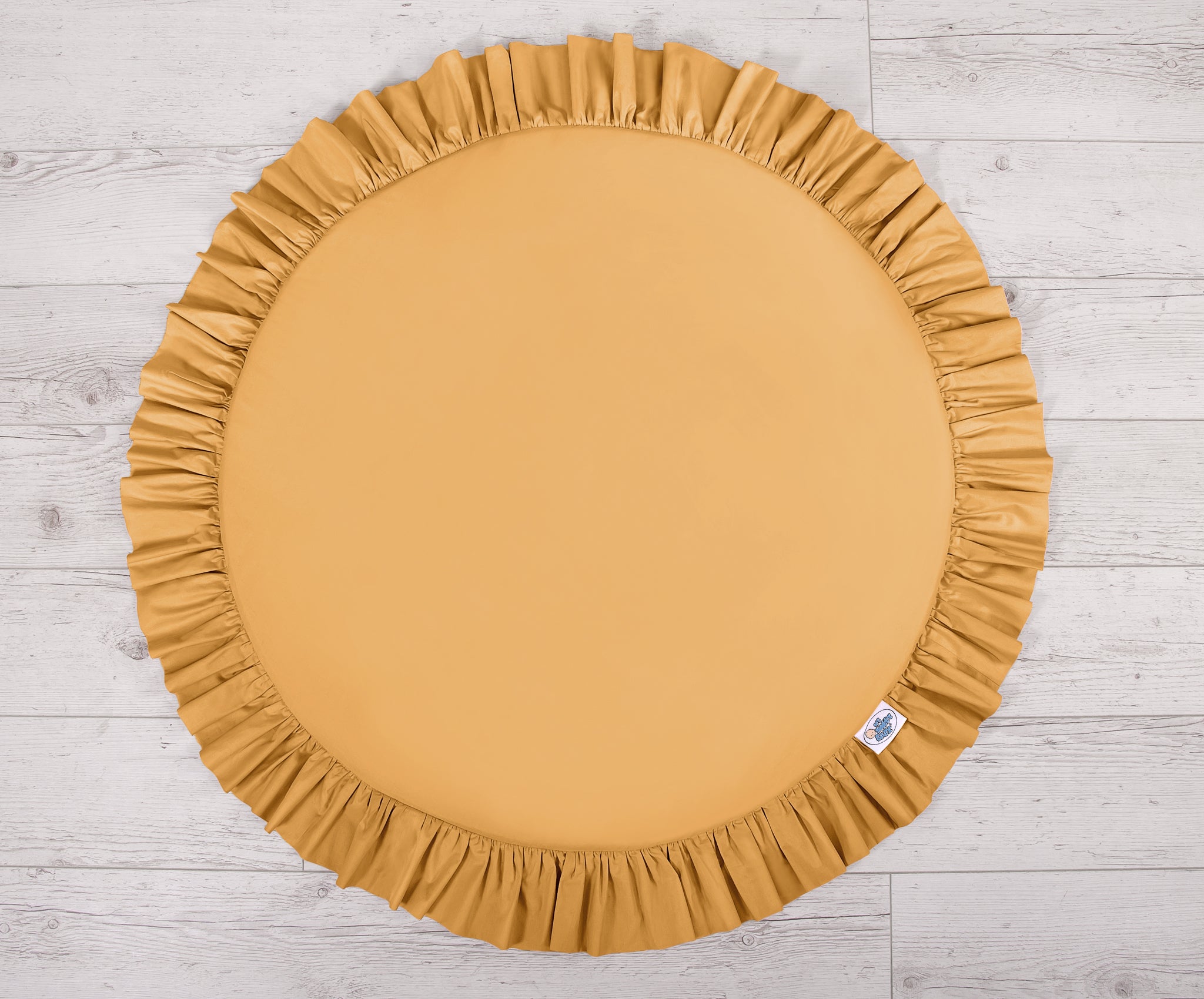 Floor play mat - honey yellow