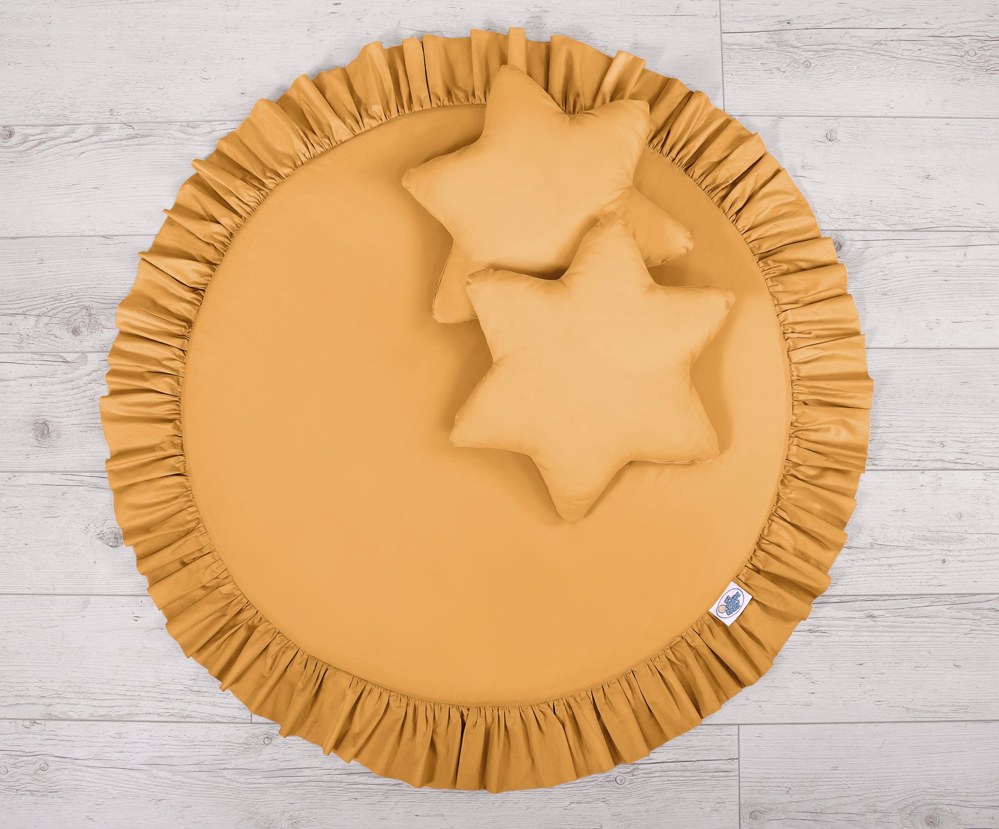 Floor play mat - honey yellow