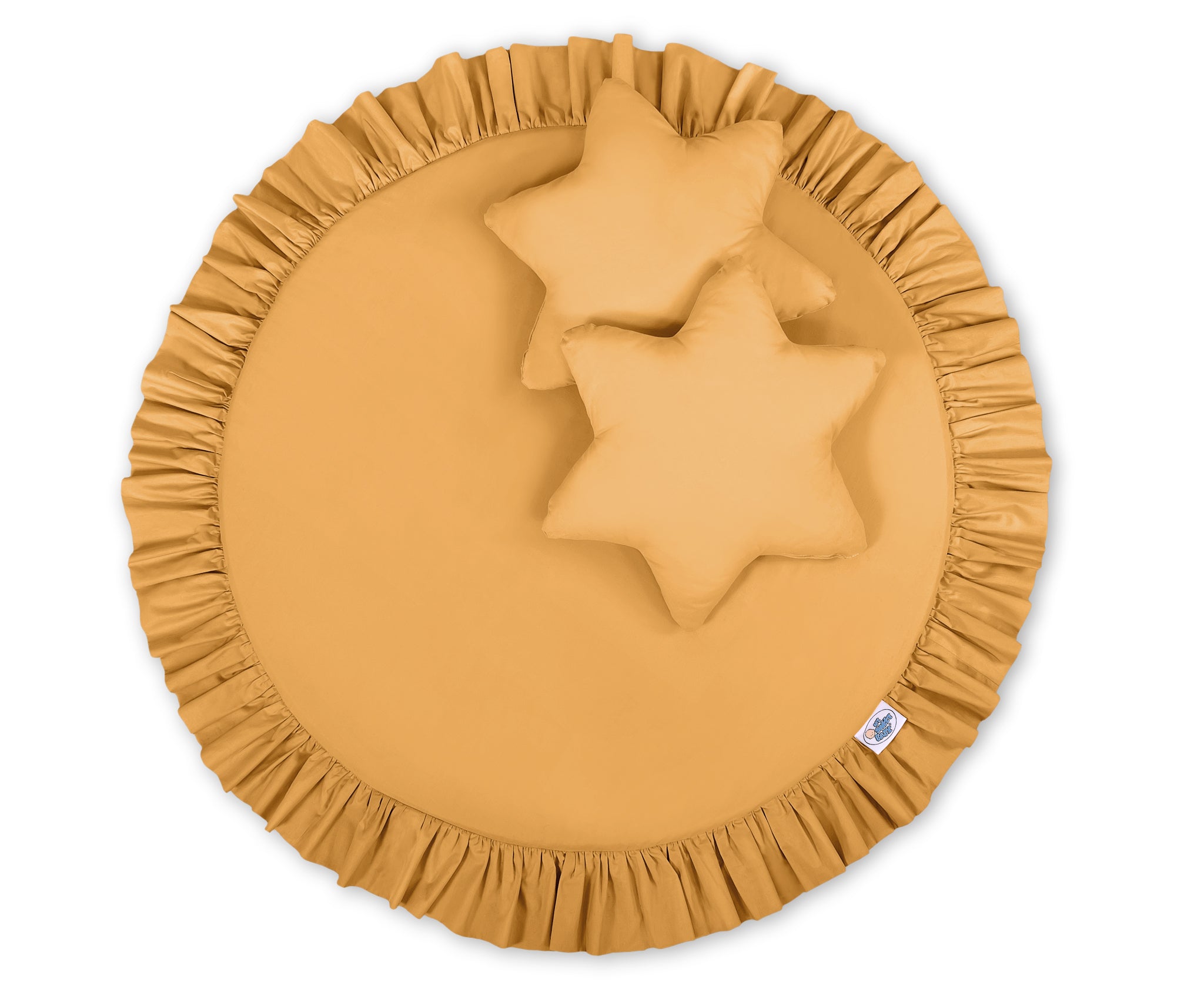 Floor play mat - honey yellow