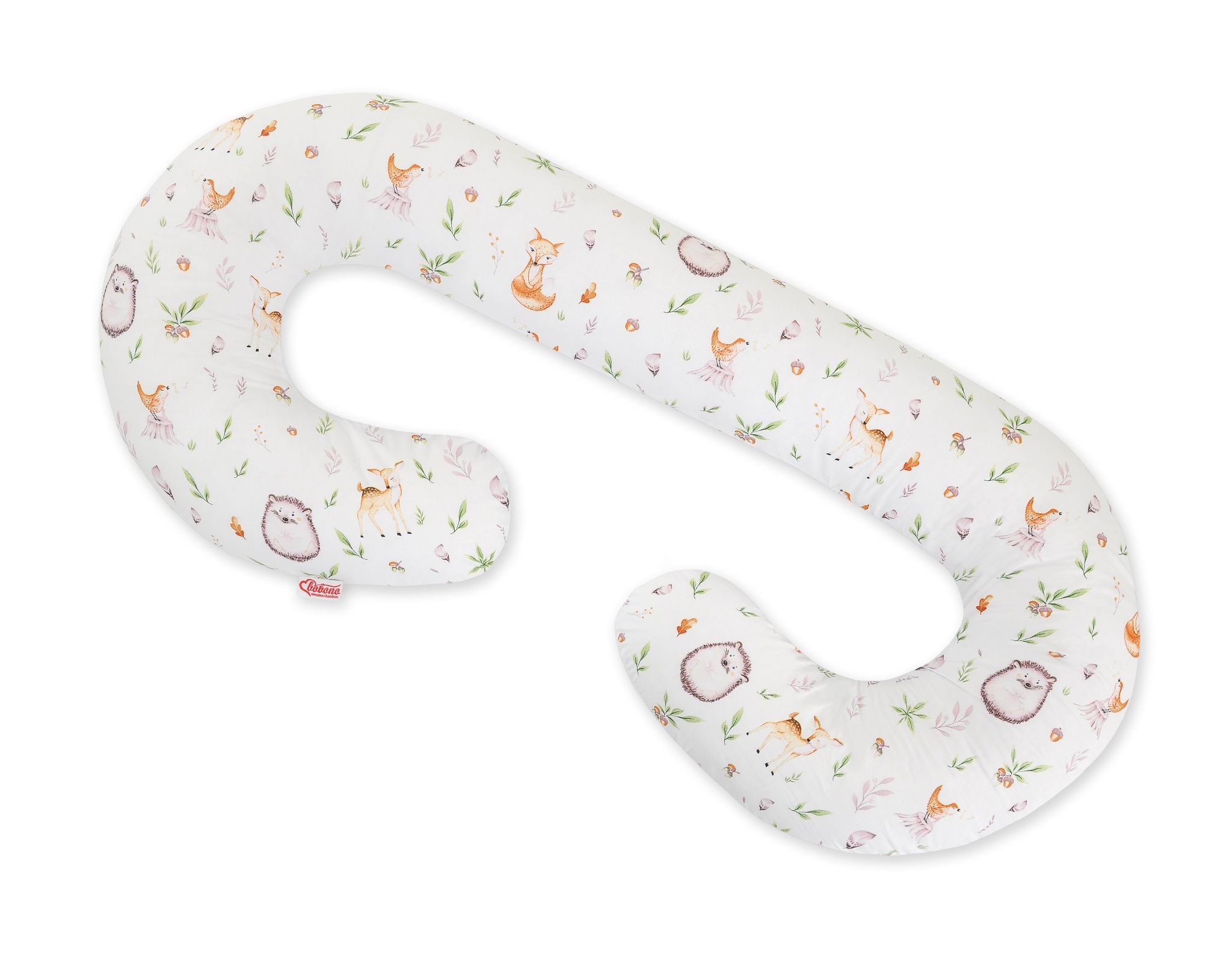 Maternity Support Pillow C, removable pillowcase - forest softness