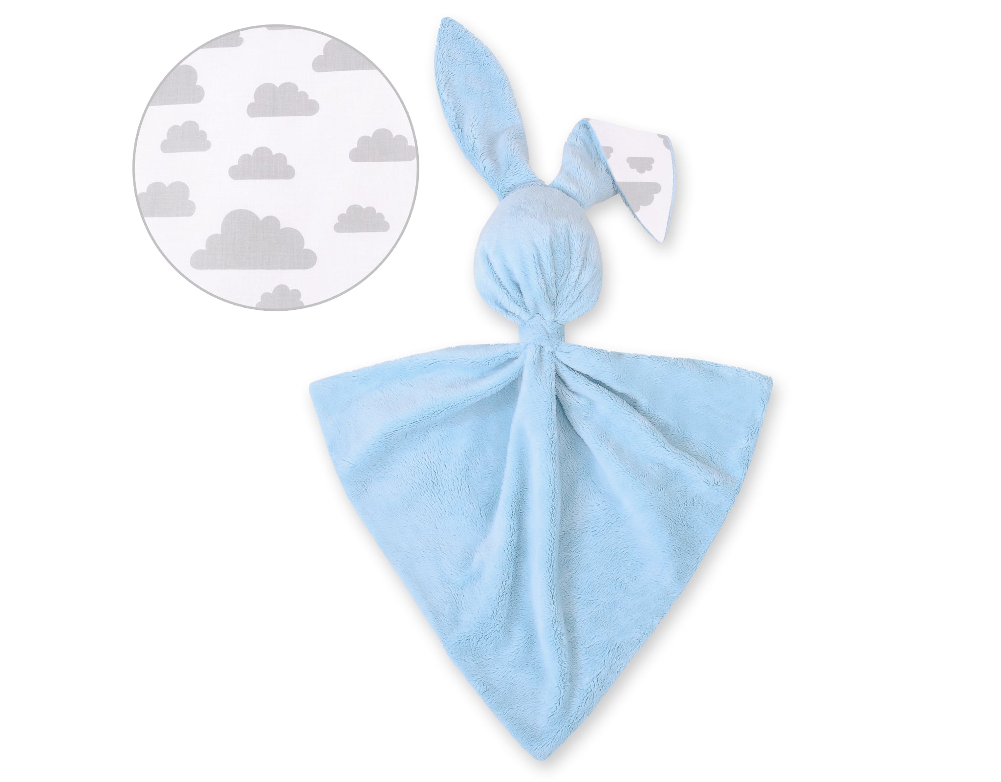 Cuddly rabbit double-sided- Chevron grey