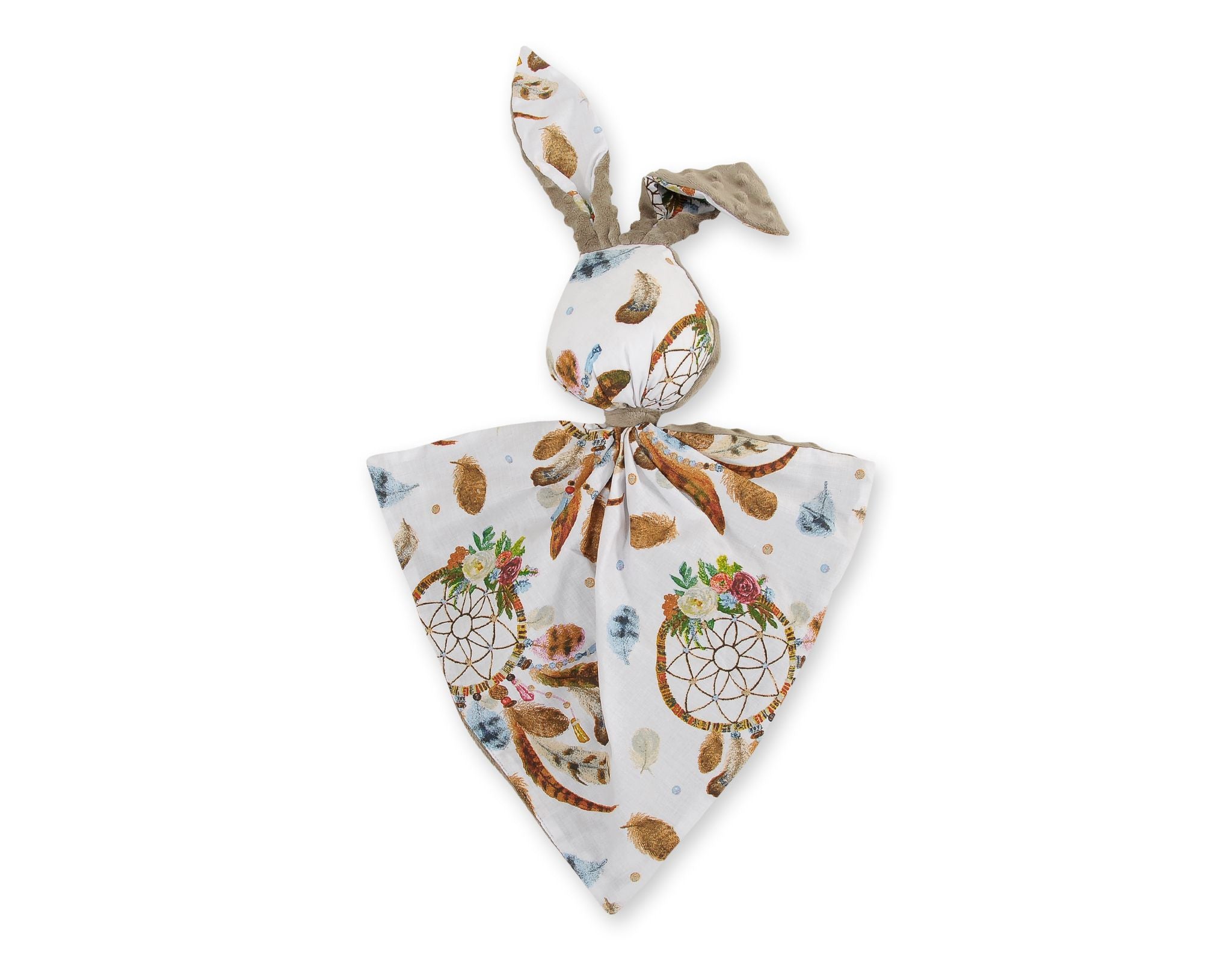 Cuddly rabbit double-sided - dream catchers white/brown