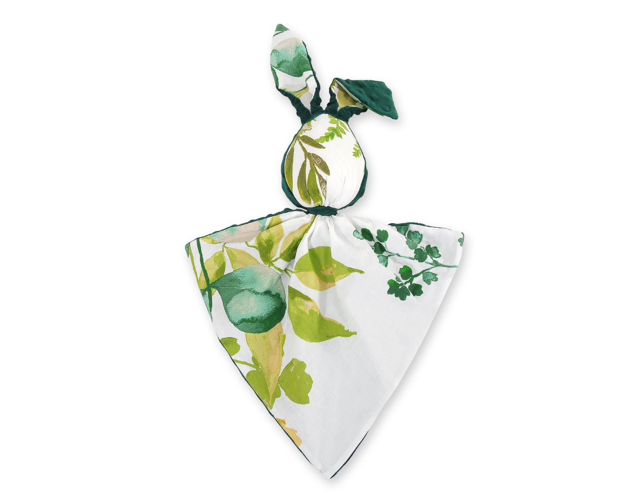 Cuddly rabbit double-sided - eucalyptus/green