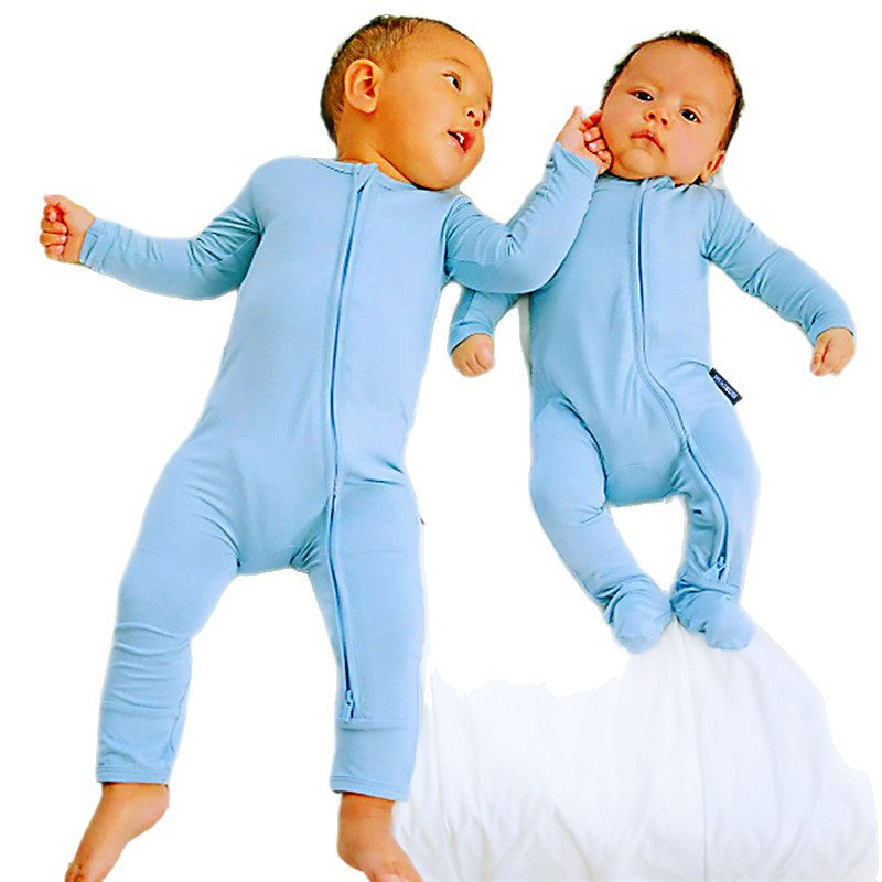 Two-Way Zipper Romper with Hat (Unisex, 7 Colors)