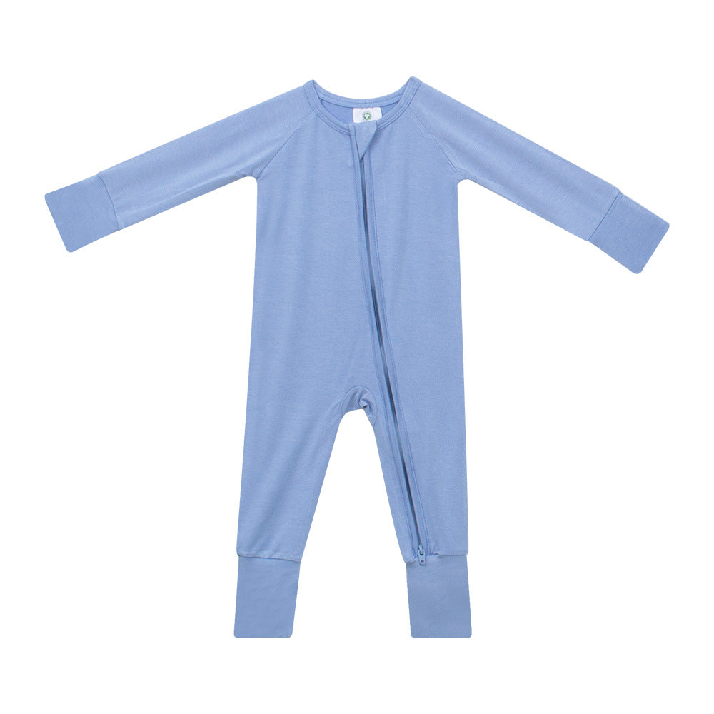 Two-Way Zipper Romper with Hat (Unisex, 7 Colors)