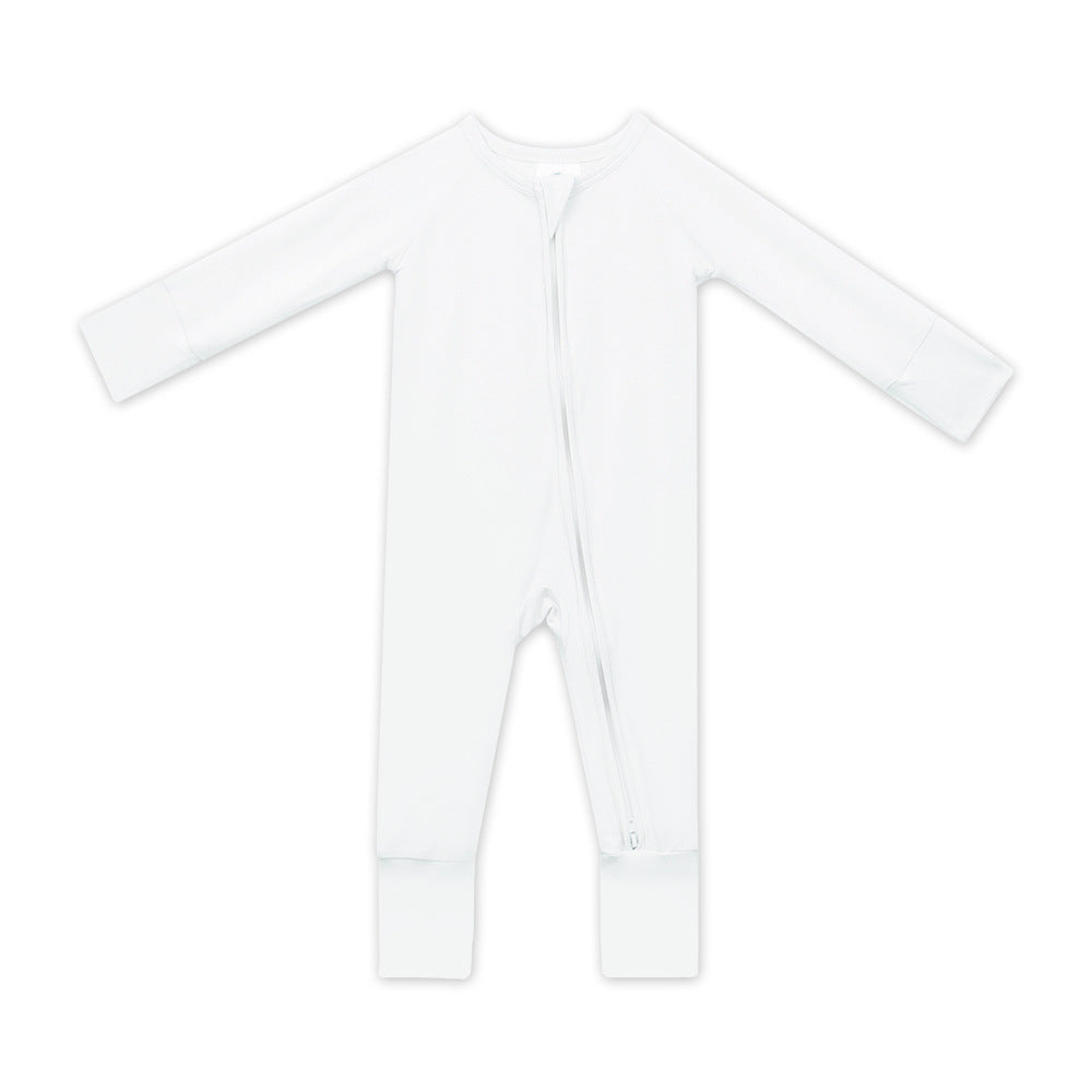 Two-Way Zipper Romper with Hat (Unisex, 7 Colors)