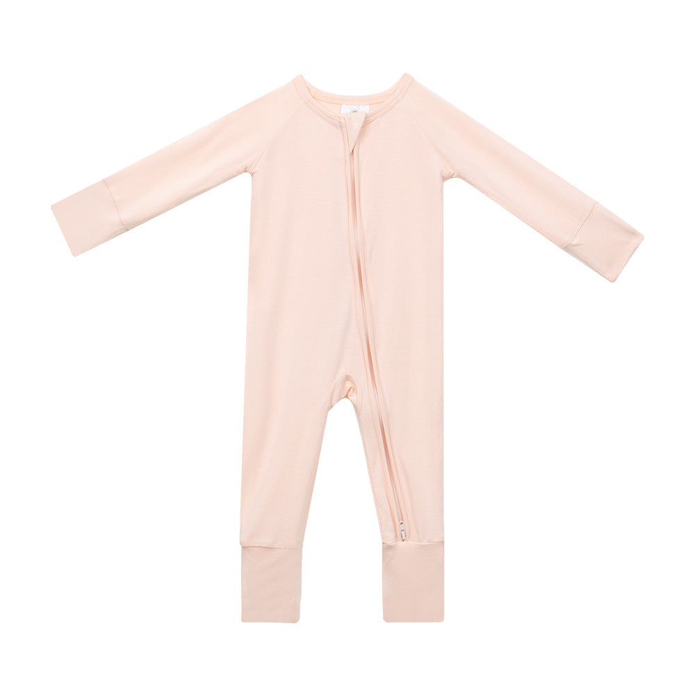 Two-Way Zipper Romper with Hat (Unisex, 7 Colors)