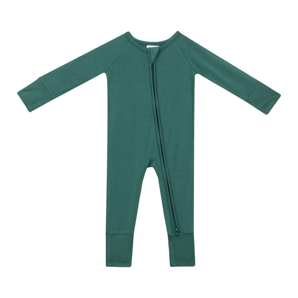 Two-Way Zipper Romper with Hat (Unisex, 7 Colors)