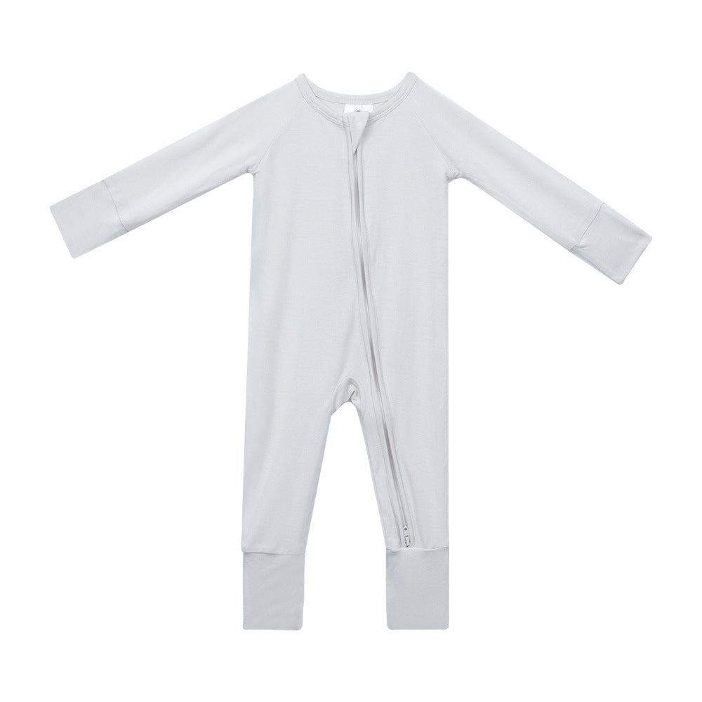 Two-Way Zipper Romper with Hat (Unisex, 7 Colors)