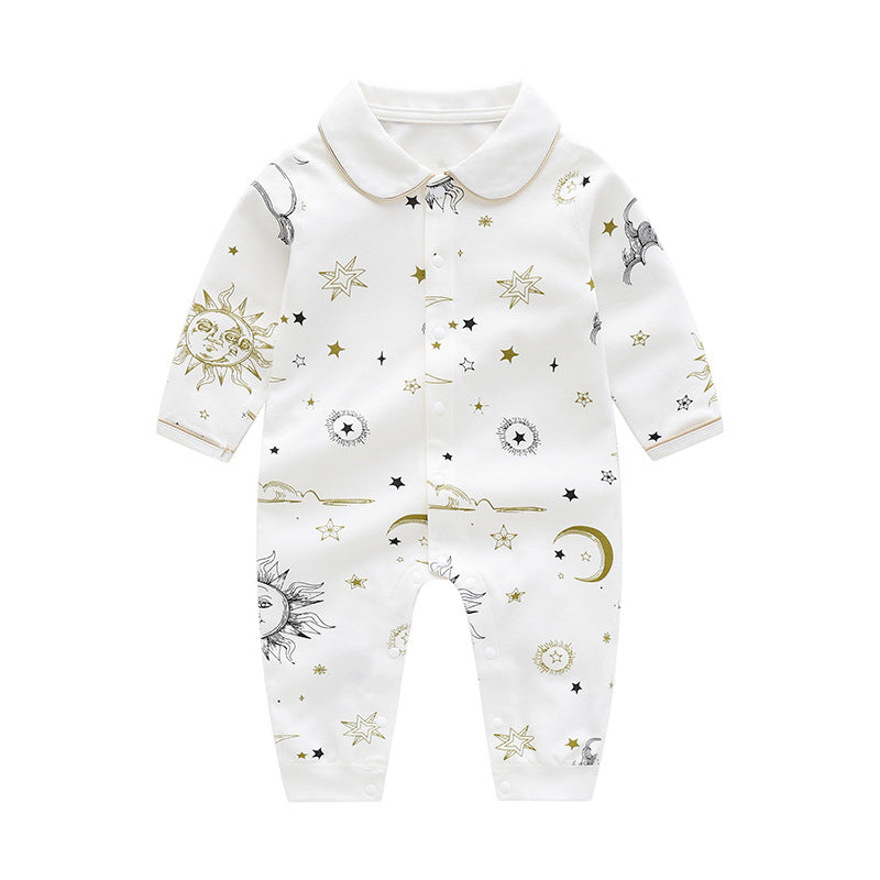 Soft Cotton Baby Romper – Cozy Seasonal Jumpsuit for Infants