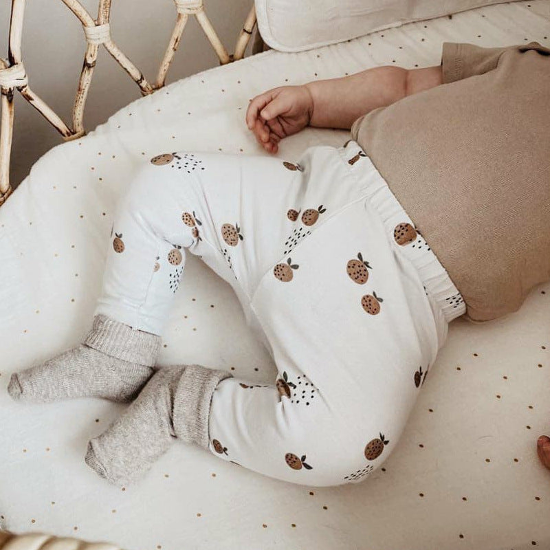Organic Cotton Baby Leggings – Soft Pants for Spring & Fall