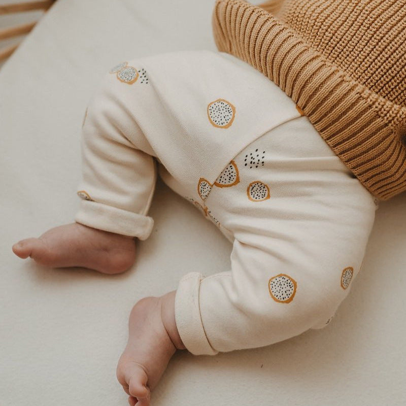 Organic Cotton Baby Leggings – Soft Pants for Spring & Fall