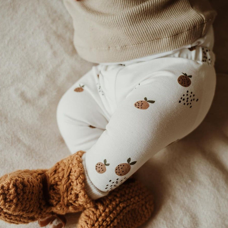Organic Cotton Baby Leggings – Soft Pants for Spring & Fall