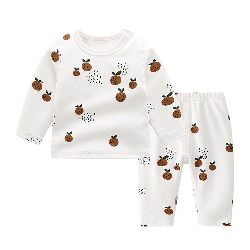 Pure Cotton Baby Pajama Set – Soft Two-Piece Sleepwear