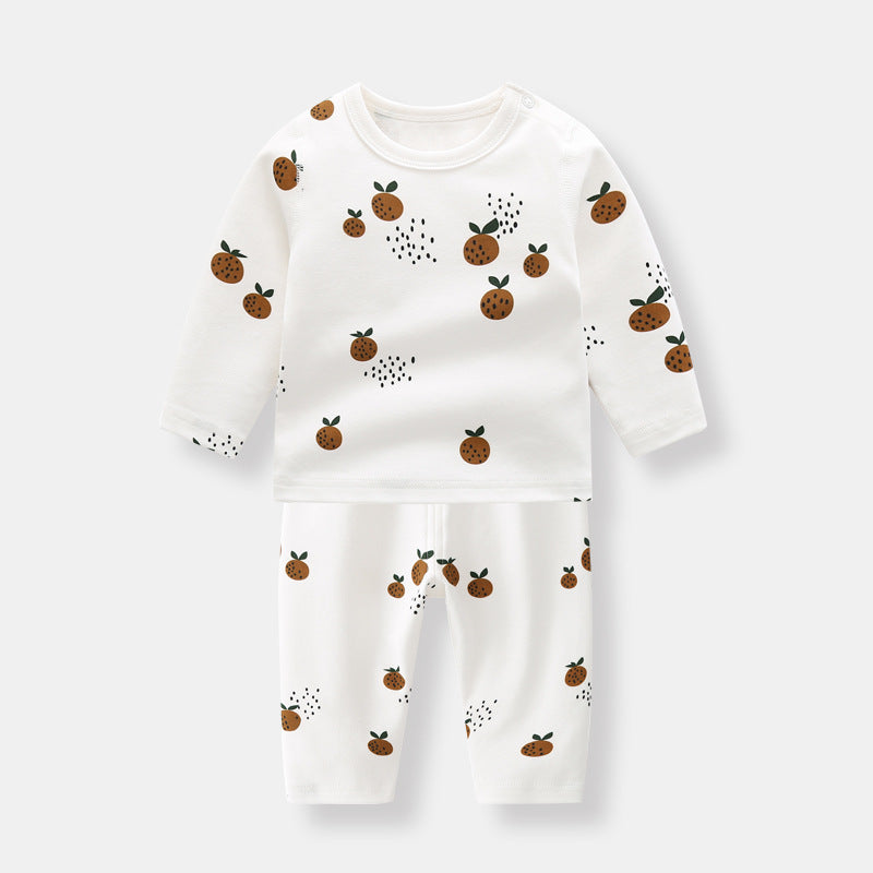Pure Cotton Baby Pajama Set – Soft Two-Piece Sleepwear