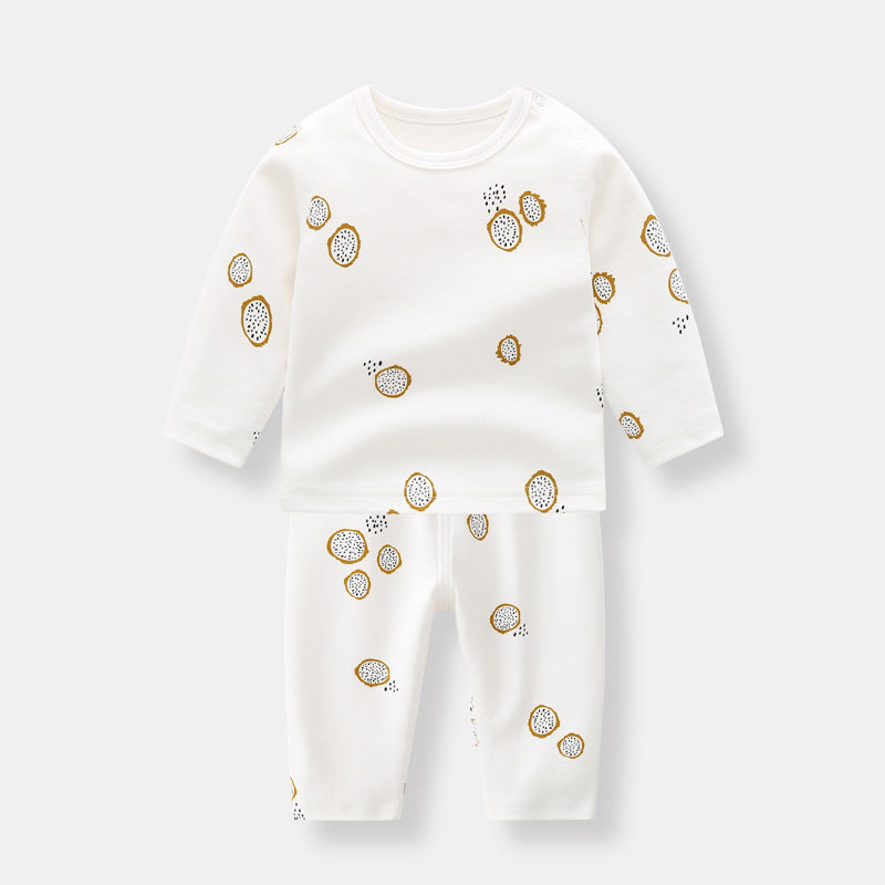Pure Cotton Baby Pajama Set – Soft Two-Piece Sleepwear