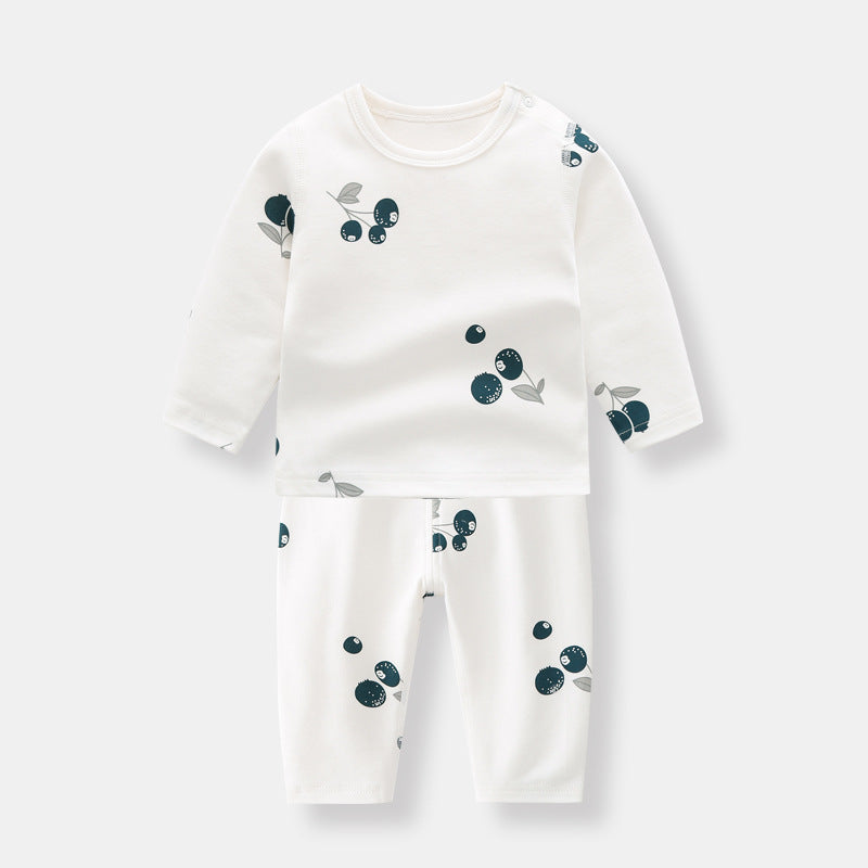 Pure Cotton Baby Pajama Set – Soft Two-Piece Sleepwear