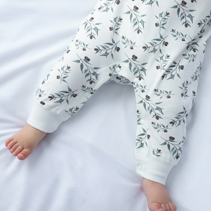Soft Cotton Baby Jumpsuit – For Spring & Autumn