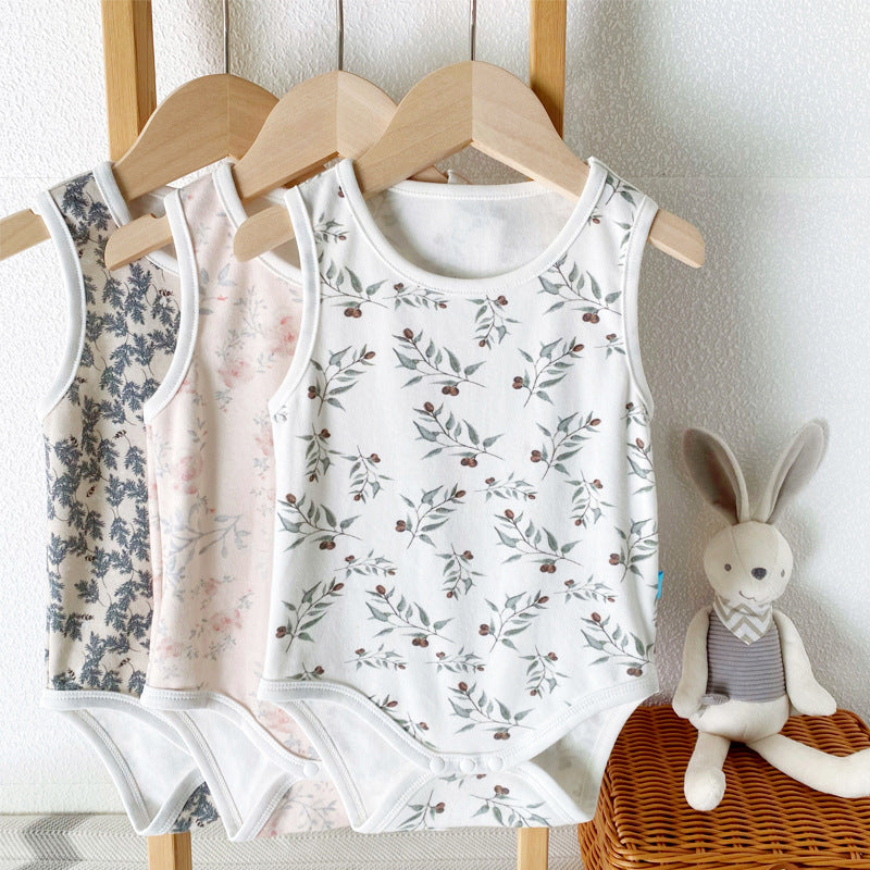 Soft Cotton Baby Playsuit – Summer Romper