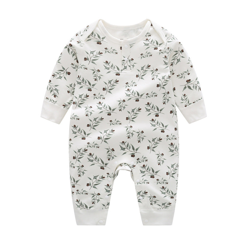 Soft Cotton Baby Jumpsuit – For Spring & Autumn