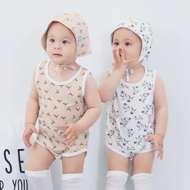 Soft Cotton Baby Playsuit – Summer Romper