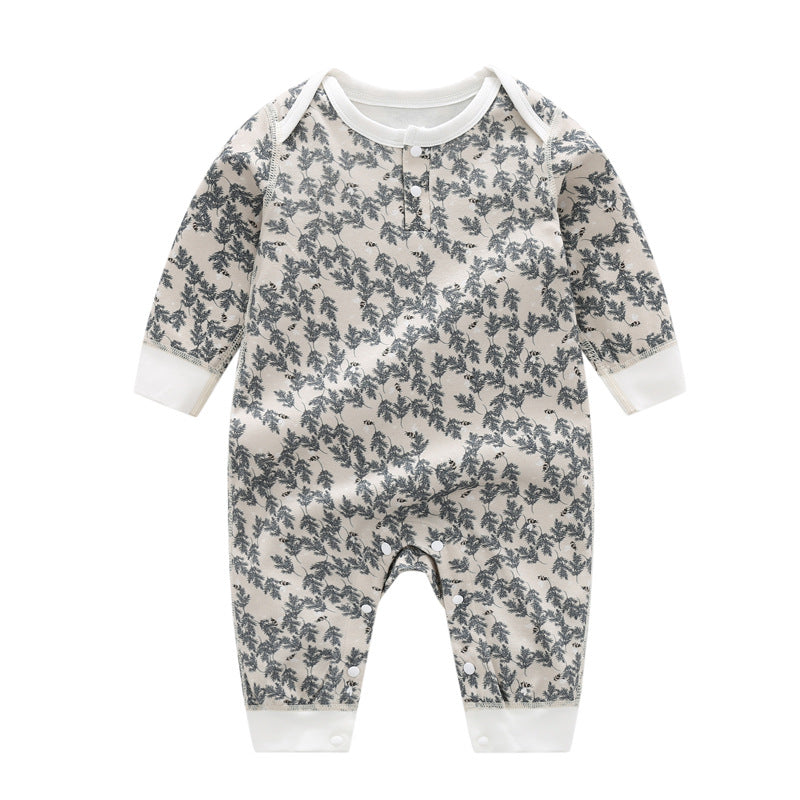 Soft Cotton Baby Jumpsuit – For Spring & Autumn