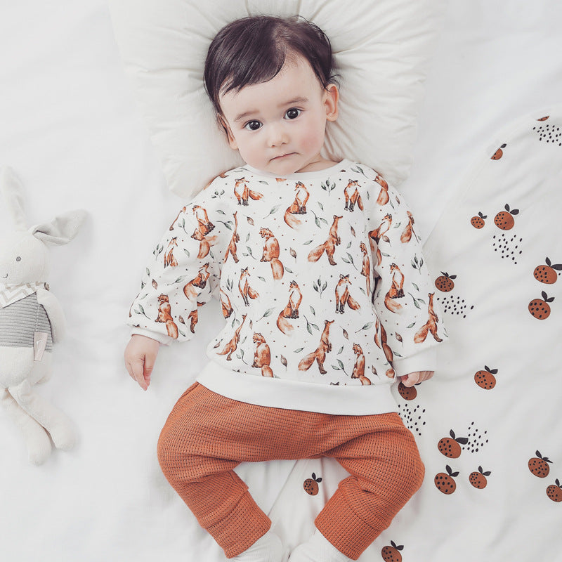 Soft Cotton Long Sleeve Shirt – For Newborns & Toddlers