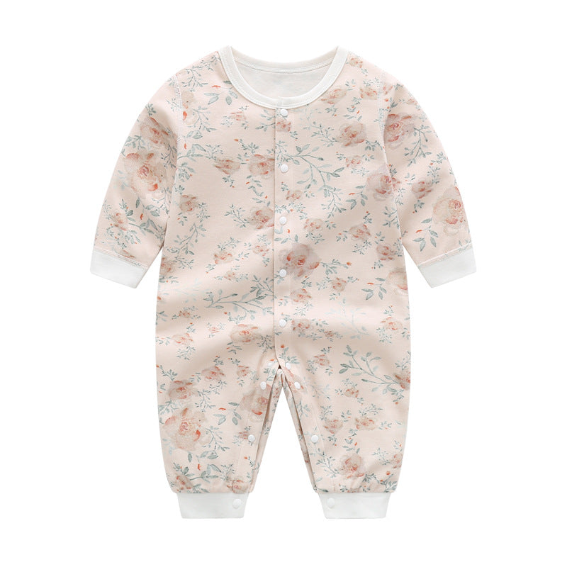 Soft Cotton Baby Jumpsuit – For Spring & Autumn