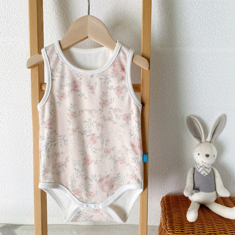 Soft Cotton Baby Playsuit – Summer Romper
