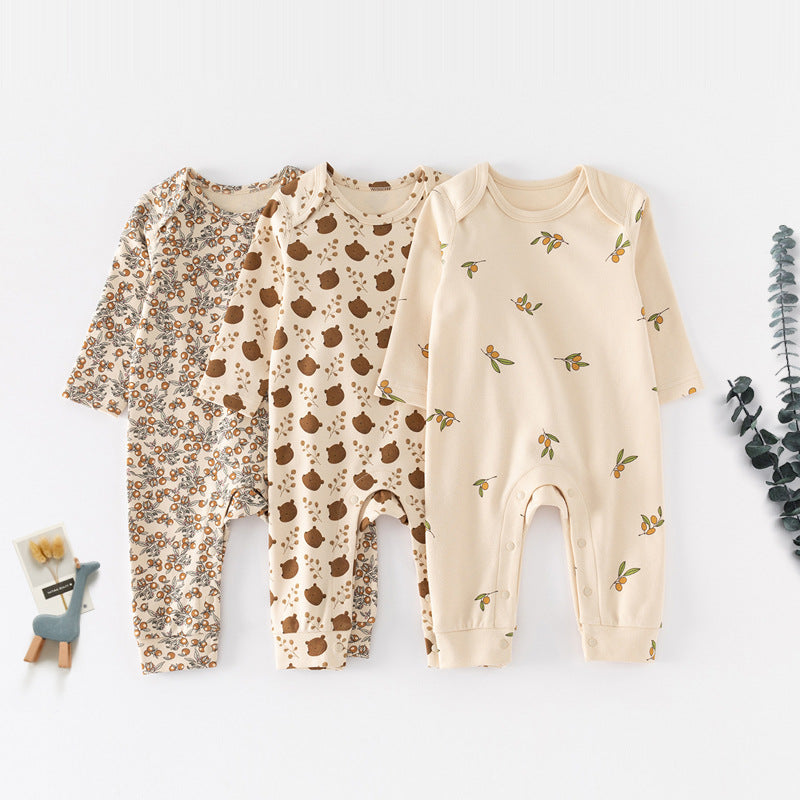Organic Cotton Baby Jumpsuit – Soft Wrap Design