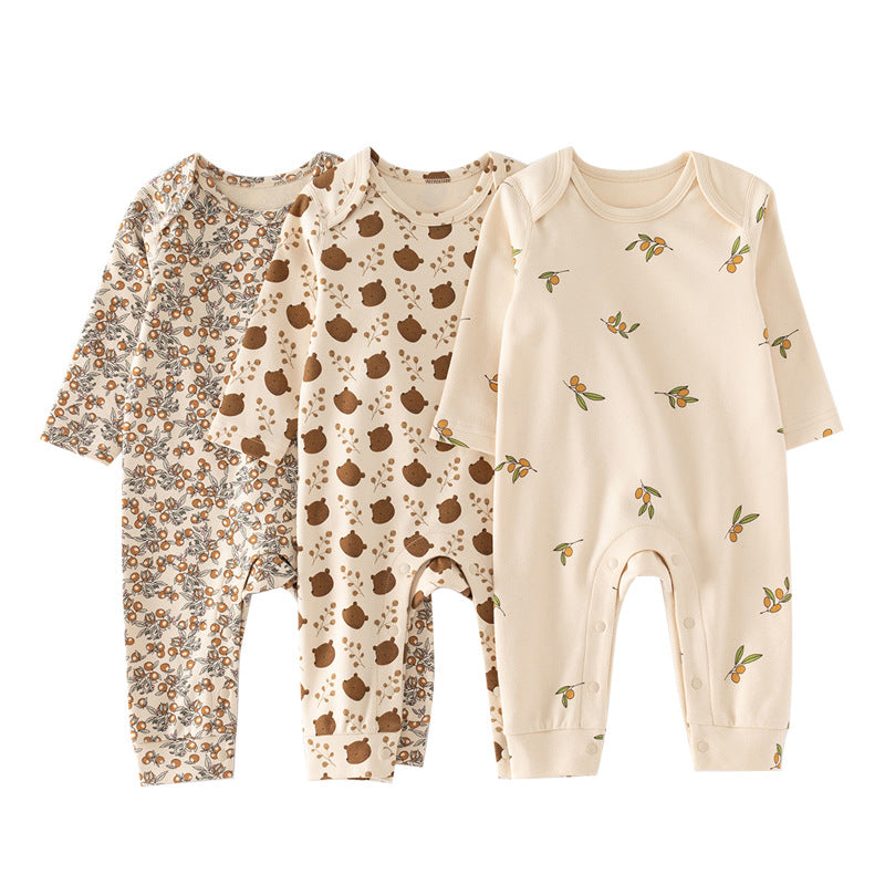 Organic Cotton Baby Jumpsuit – Soft Wrap Design