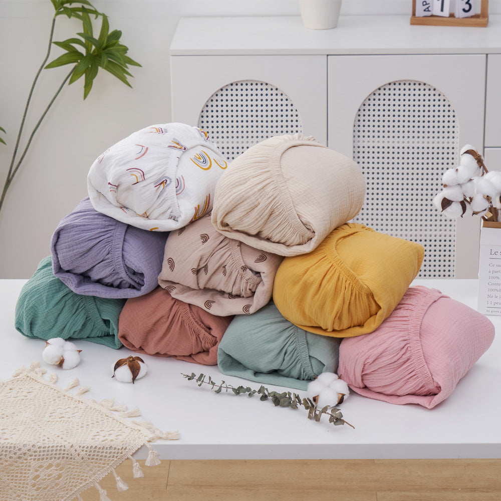 Soft Organic Cotton Cradle & Bed Sheets for Babies