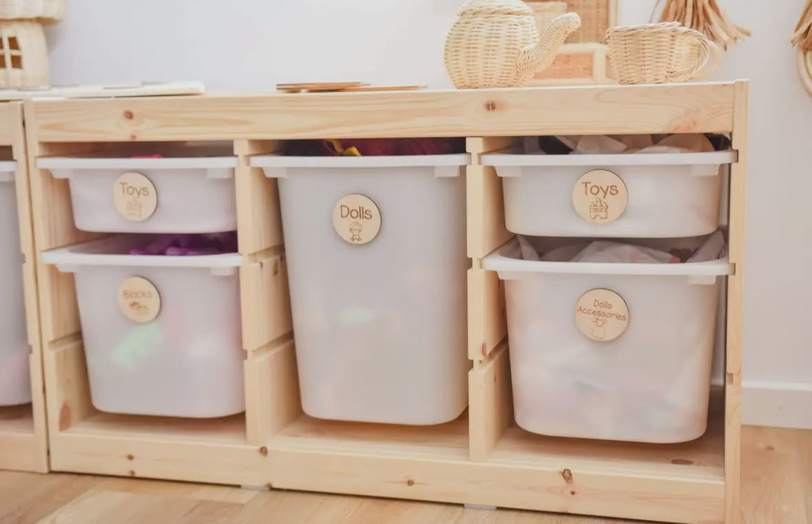 Toy Storage Labels Timber Tinkers