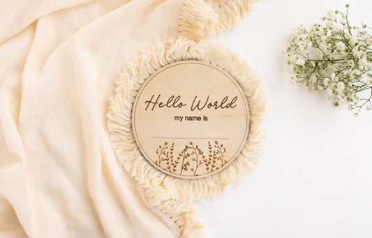 Hello World Sign