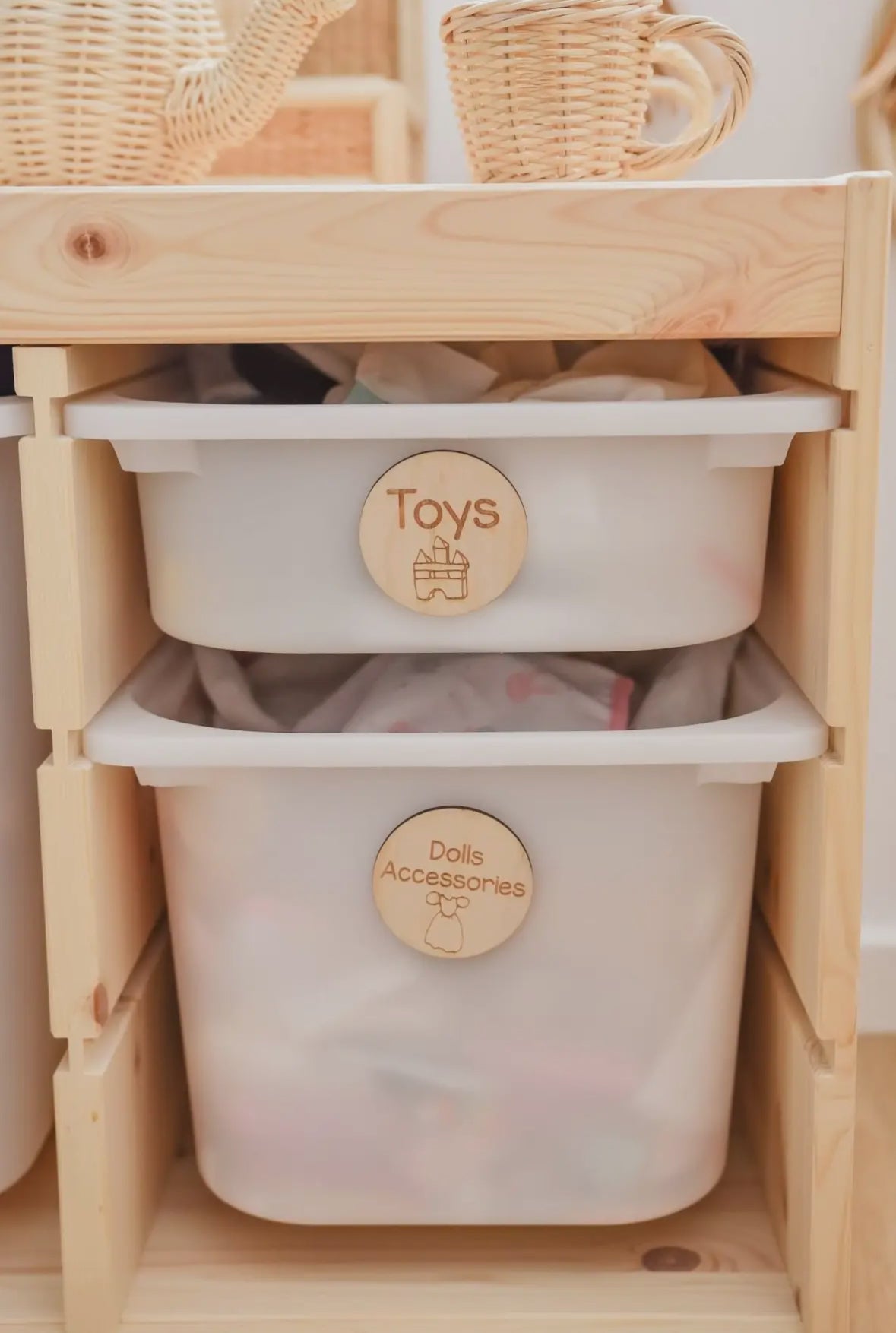 Toy Storage Labels Timber Tinkers