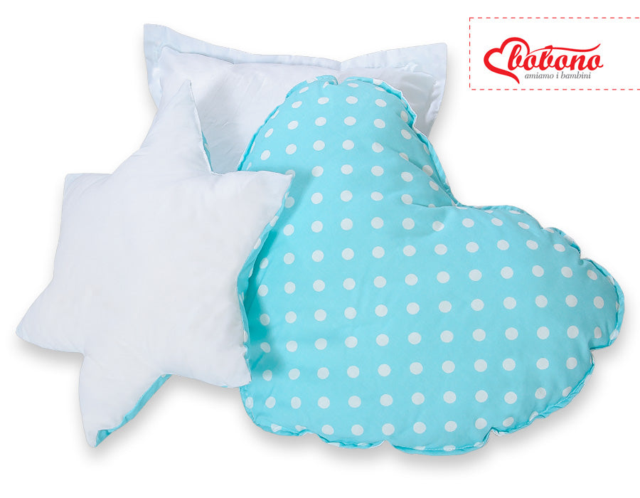 3pcs pillow set - Bright dots on beige