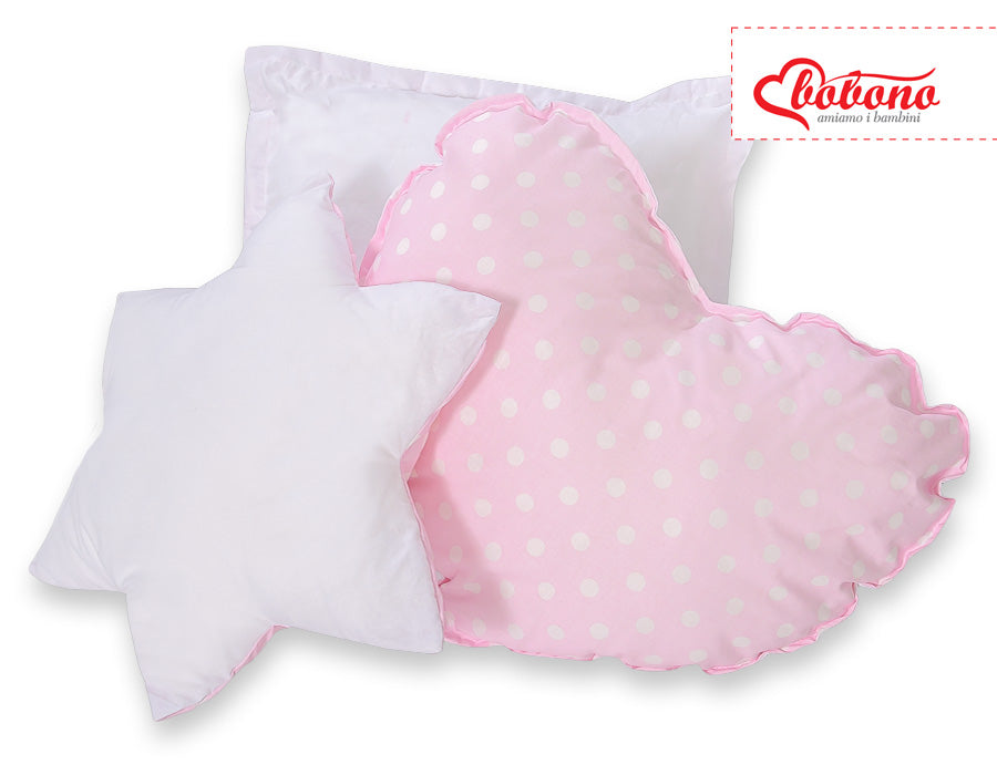 3pcs pillow set - Bright dots on beige