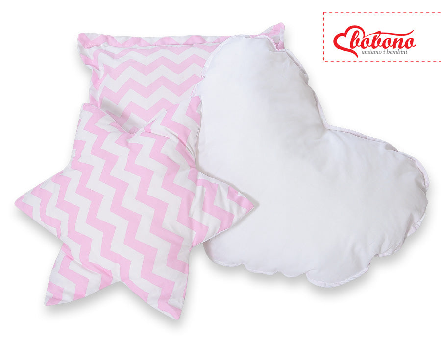 3pcs pillow set - Bright dots on beige