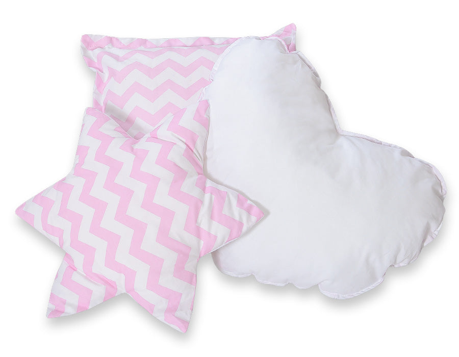 3pcs pillow set - Bright dots on beige