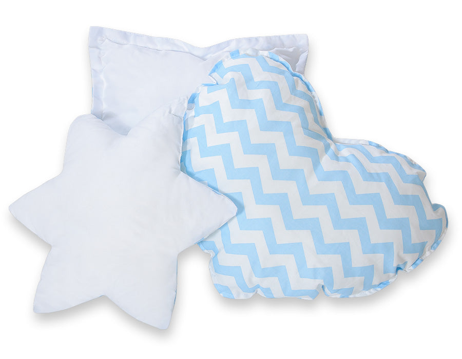 3pcs pillow set - Bright dots on beige