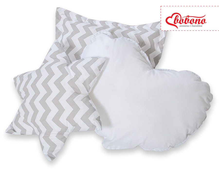 3pcs pillow set - Bright dots on beige