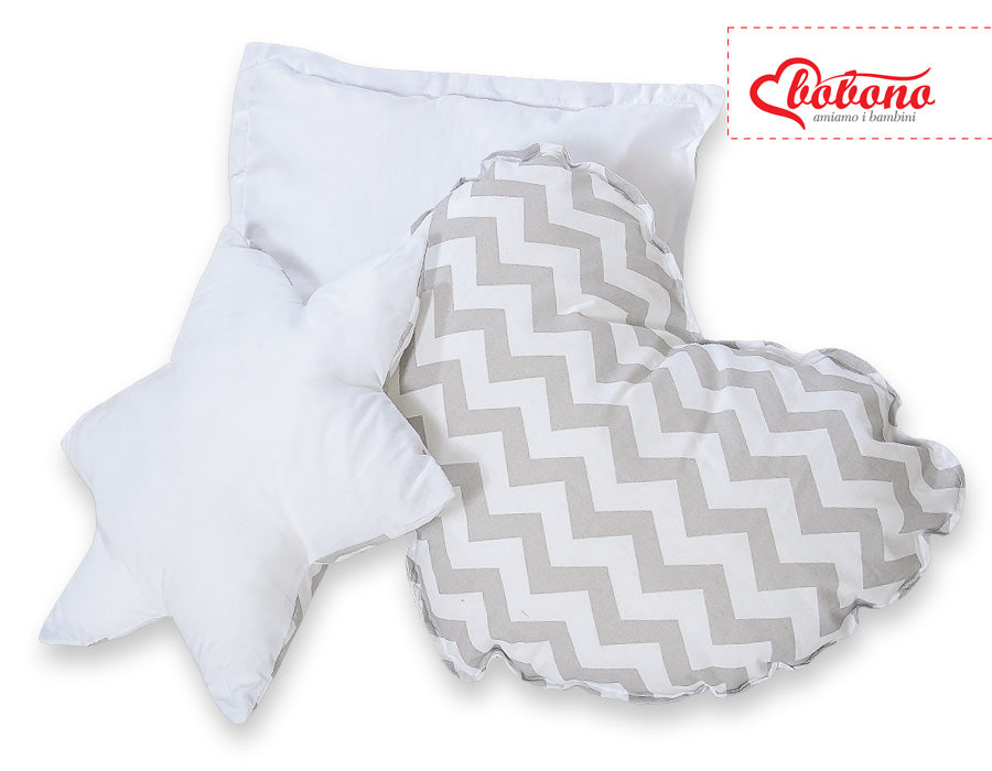 3pcs pillow set - Bright dots on beige