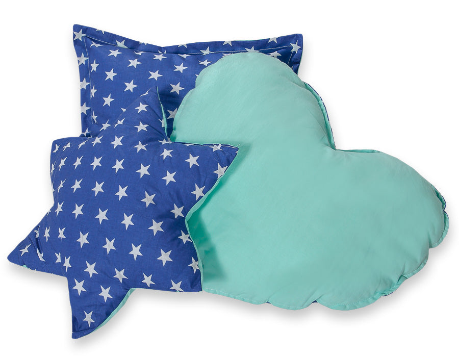 3pcs pillow set - Bright dots on beige