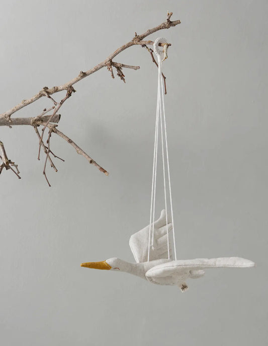 Handmade swan disturbance