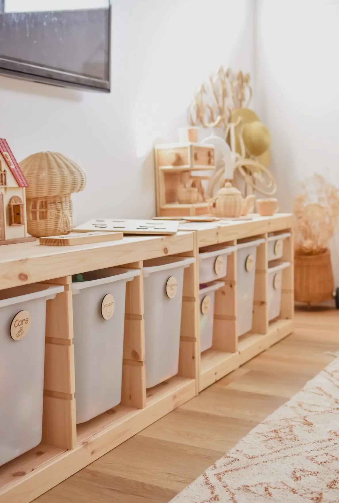 Toy Storage Labels Timber Tinkers