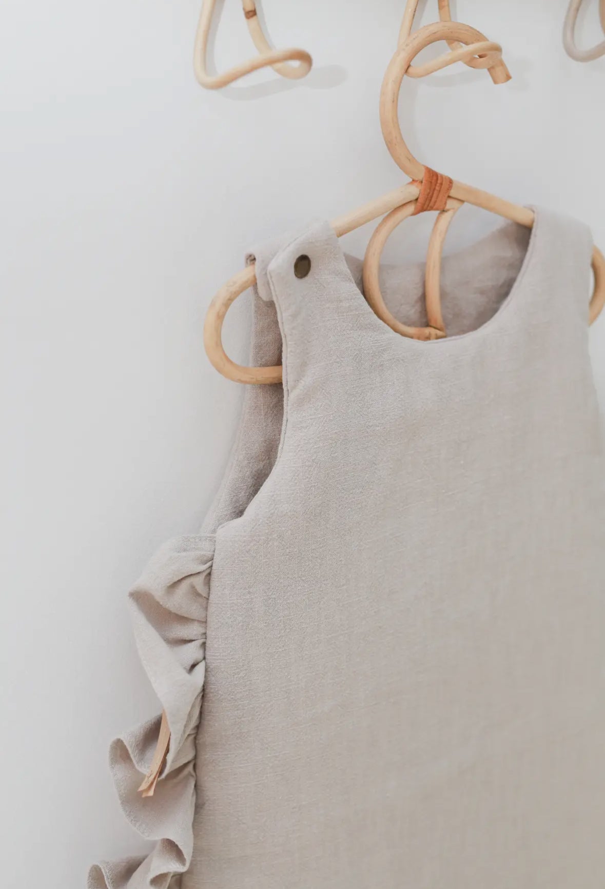 Linen baby sleeping bag